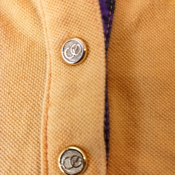 Coogi Yellow Embroidered Polo - Picture 4 of 9